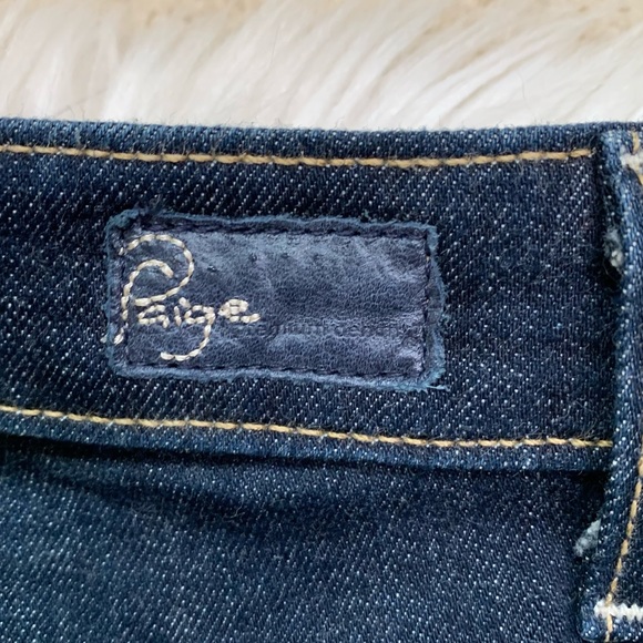 PAIGE roxley jeans dark wash size 25 bootcut flare - Picture 12 of 16